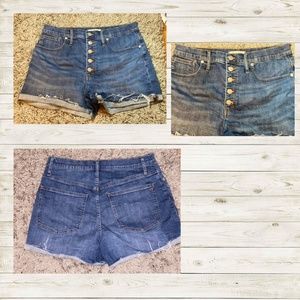 🌵 Madewell High Rise Denim Shorts